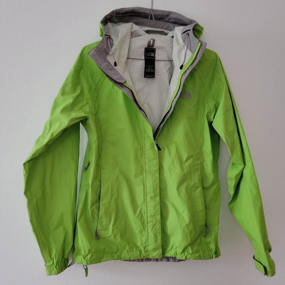 The north face women's windbreaker waterproof color green size S - Picture 5 of 9